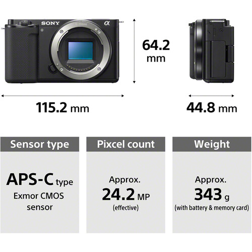 Sony ZV-E10 + 16-50mm - 15